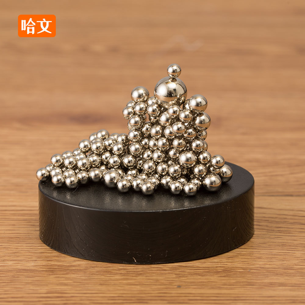 创意171颗DIY磁力珠子大家族拼装益智成人磁铁玩具积木减压磁雕塑