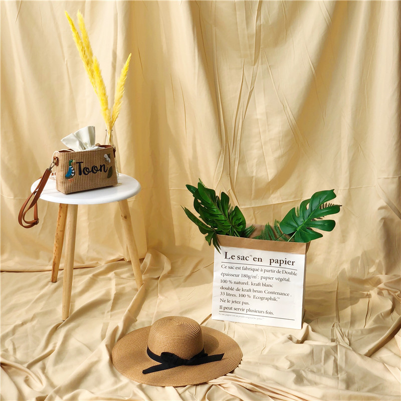 INS tela colgante blanca fondo de la foto del paño color más tamaño fotografía paño de 2,4 m paño ensanchado red Red transmisión en vivo paño de color sólido