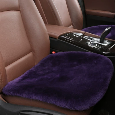 Single Piece No Backrest Plush | Seat cushion, seat cover - lilac-4949cm