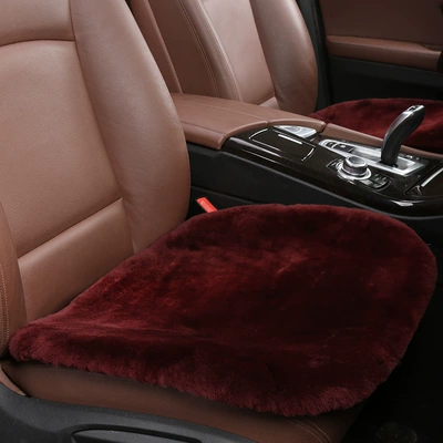Warm Cotton Wool Cushion, Seat cushion, seat cover - grape-red-4949cm