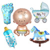 Small children's cartoon pacifier for boys, balloon, evening dress, decorations, 5 pieces