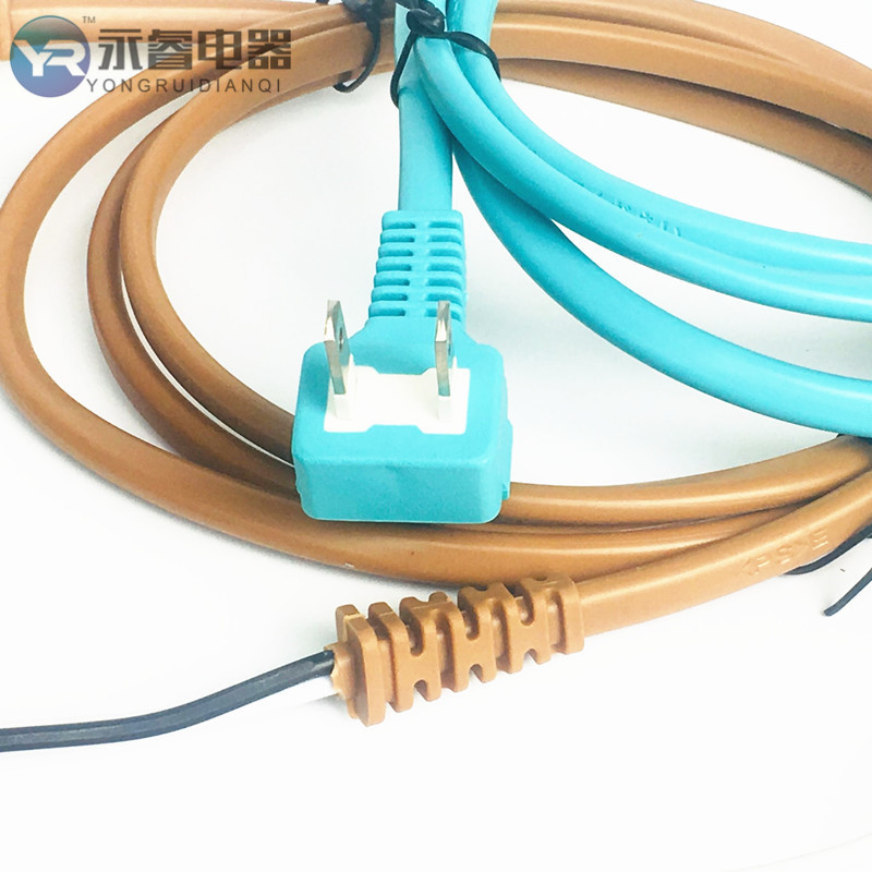 永睿生产插头 水泵电线 二芯电源线 日本PSE认证插头线 VCTFK电线