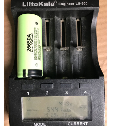 Panasonic 26650 lithium battery powered NCR26650A5000mah high capacity bright flashlight power tool