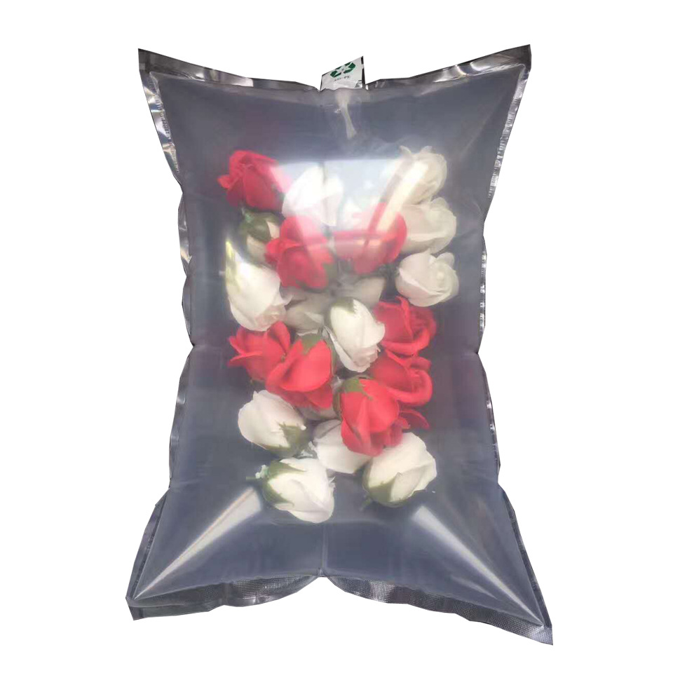 底部开口充气袋跨境帽子小鱼苗充气袋快递专用防潮防震缓冲保护袋