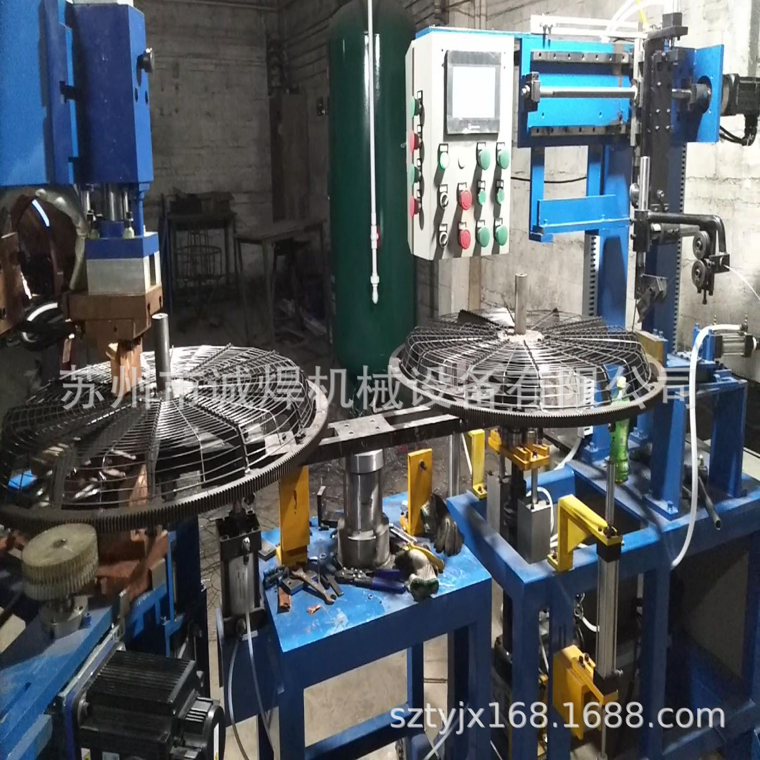 苏州诚焊供应风扇网罩自动排焊机、风机网罩自动绕线排焊机