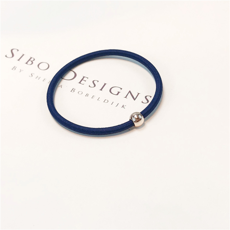 versión japonesa y coreana simple pequeña perla de oro de alta elasticidad banda de goma cuerda de cabeza red red isn adorable atado cuerda de cabello adornos para mujeres