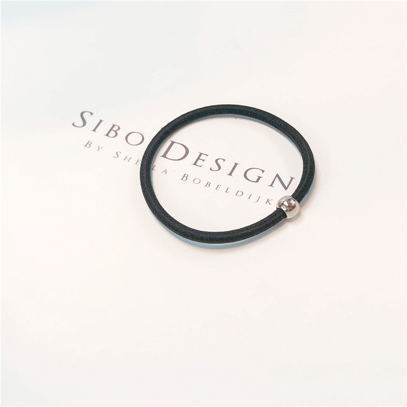 versión japonesa y coreana simple pequeña perla de oro de alta elasticidad banda de goma cuerda de cabeza red red isn adorable atado cuerda de cabello adornos para mujeres