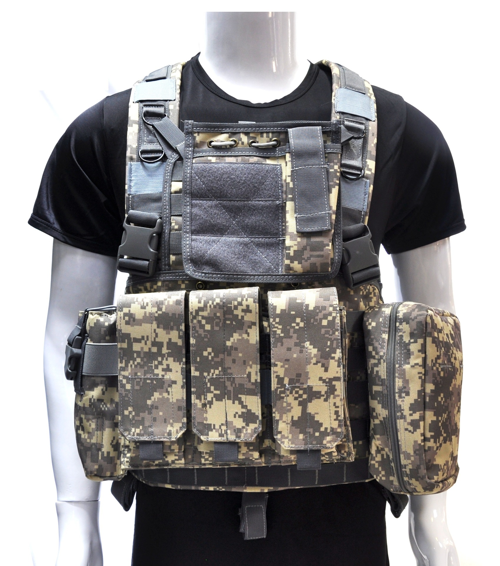 Chaleco táctico pequeño ligero Táctico D3 chaleco MC todo terreno Camuflaje táctico chaleco de pecho al aire libre