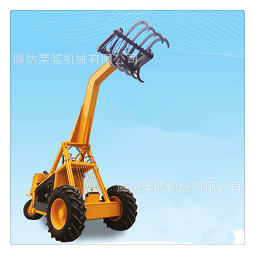 厂家直供4200甘蔗装载机三轮抓木机原地打转 抓头旋转 可带伸缩臂