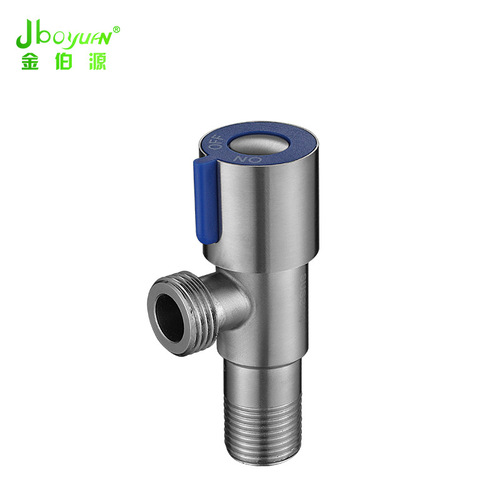 304 stainless steel corner valve with red and blue markings, cold and hot water in-wall thickener hot water heater water valve toilet switch water stop valve