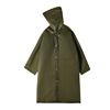 Fashionable street matte raincoat, increased thickness, wholesale