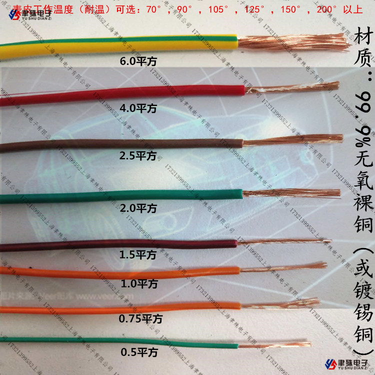 QB-D专用耐高温150度低烟无卤辐照交联阻燃电线2.5平方纯铜/镀锡