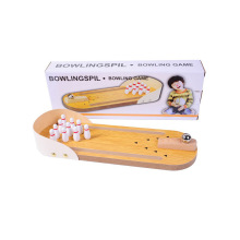 跨境儿童益智木制玩具迷你保龄球婴幼儿亲子互动桌面滚球游戏批发
