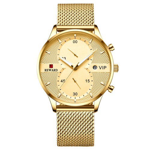 Reward casual quartz watch men's sports watch cross-border European and American business new 5-hand chronograph men's watch