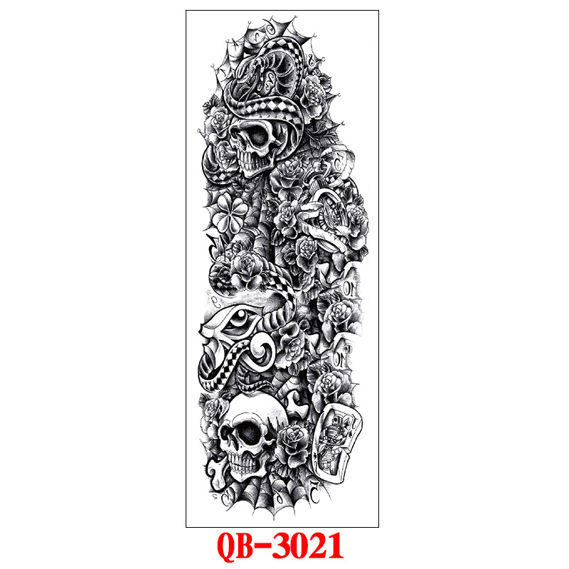 Suministro directo de fábrica pegatinas de tatuaje de brazo completo imagen grande tatuaje pegatinas flor brazo tatuaje pegatinas tatuaje