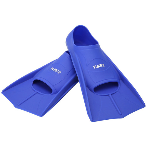 Yuke silicone flippers for adults snorkeling swimming fins children's swimming training diving duck paw men's flippers wholesale