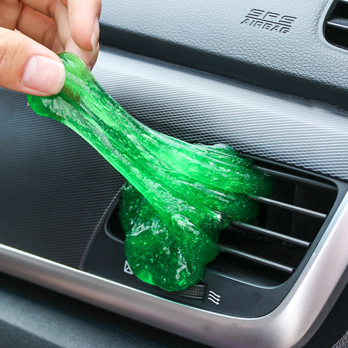 Wholesale car air conditioner mouth all-purpose cleaning glue dead corner dust removal magic cleaning glue car cleaning soft glue