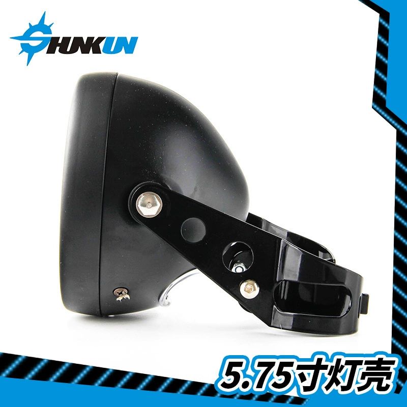 Прямые продажи с завода подходят для мотоцикла Harley, 5,75-дюймовый корпус лампы, абажур, гальваническое покрытие, антикоррозийная фиксированная Защитная крышка фары