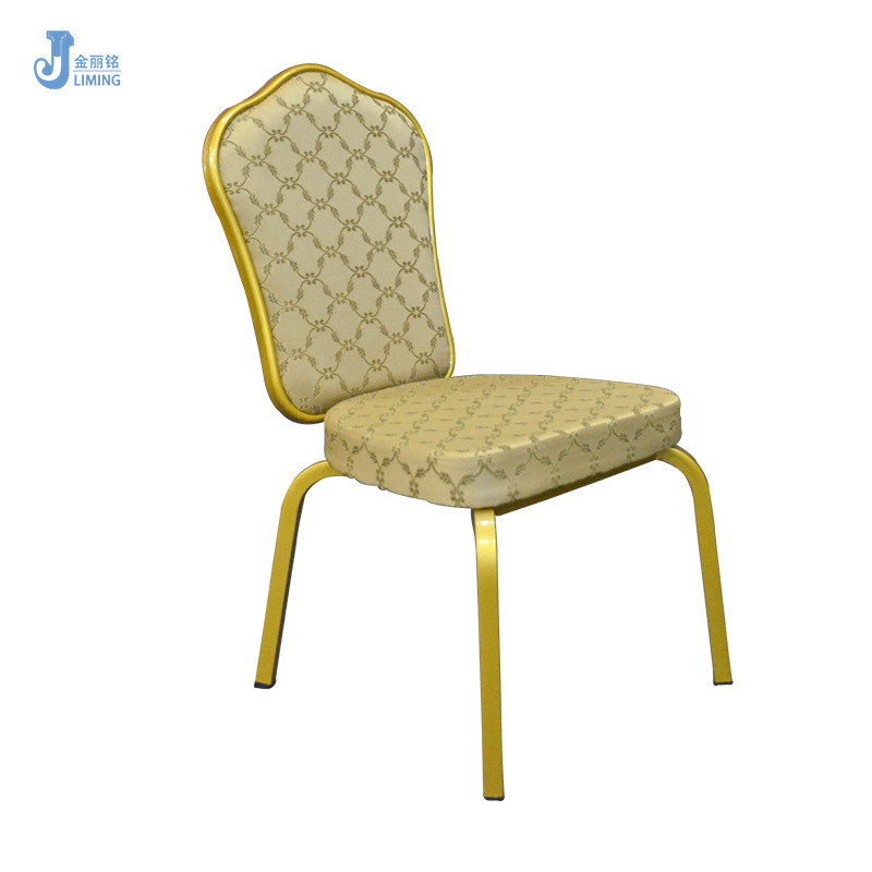 Fábrica al por mayor comedor silla restaurante comedor silla metal esqueleto silla trasera boda banquete Hotel silla de comedor