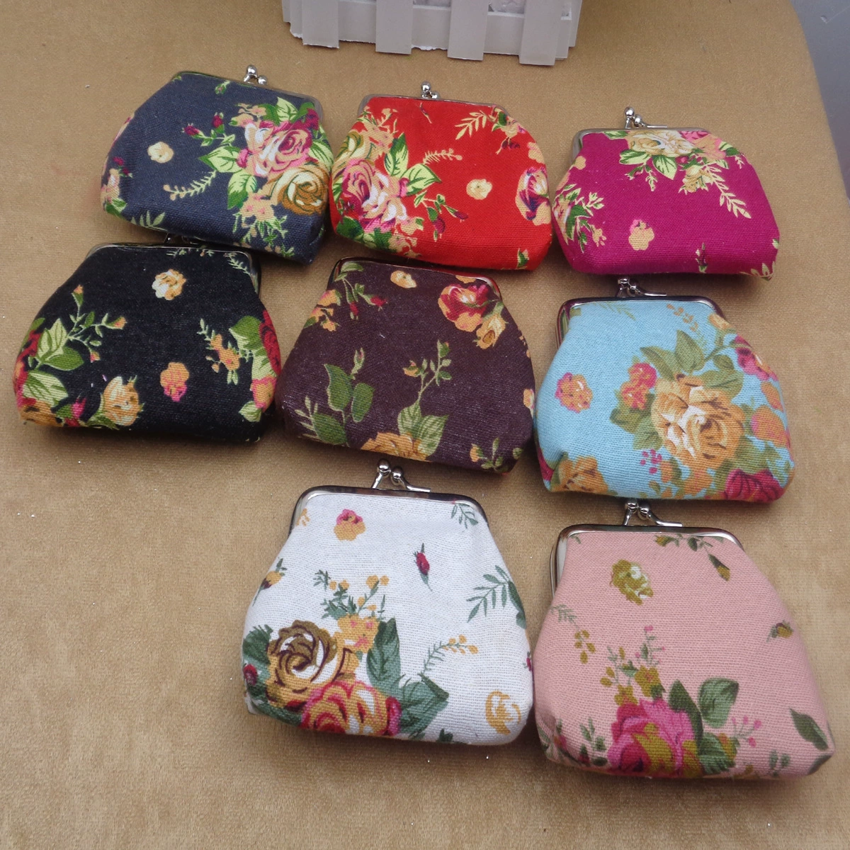 Кошелек, монеты, оптовый, цветочный