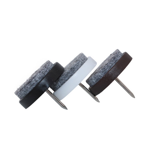 Manufacturers supply plastic felt foot nails furniture tables