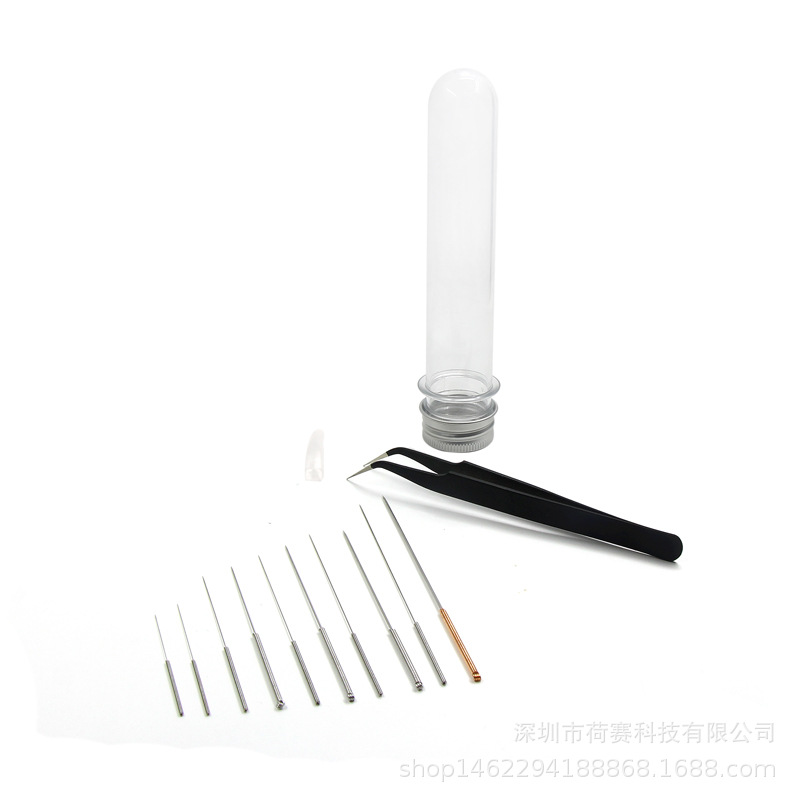 3d打印机配件e3d喷嘴黄铜mk8喷头清理钢针清理器不锈钢钻头通针