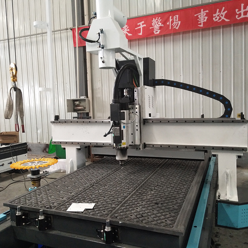 自动换刀加工中心圆盘刀库开料机自动上下料多功能开料机20把刀库