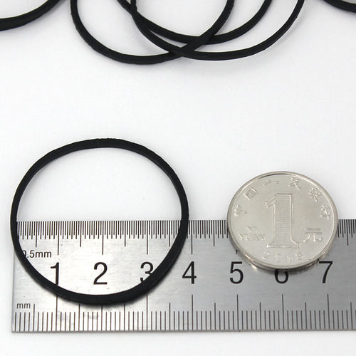 越南进口橡皮筋高弹力耐用38黑色环保无油耐拉不断牛皮筋皮套批发