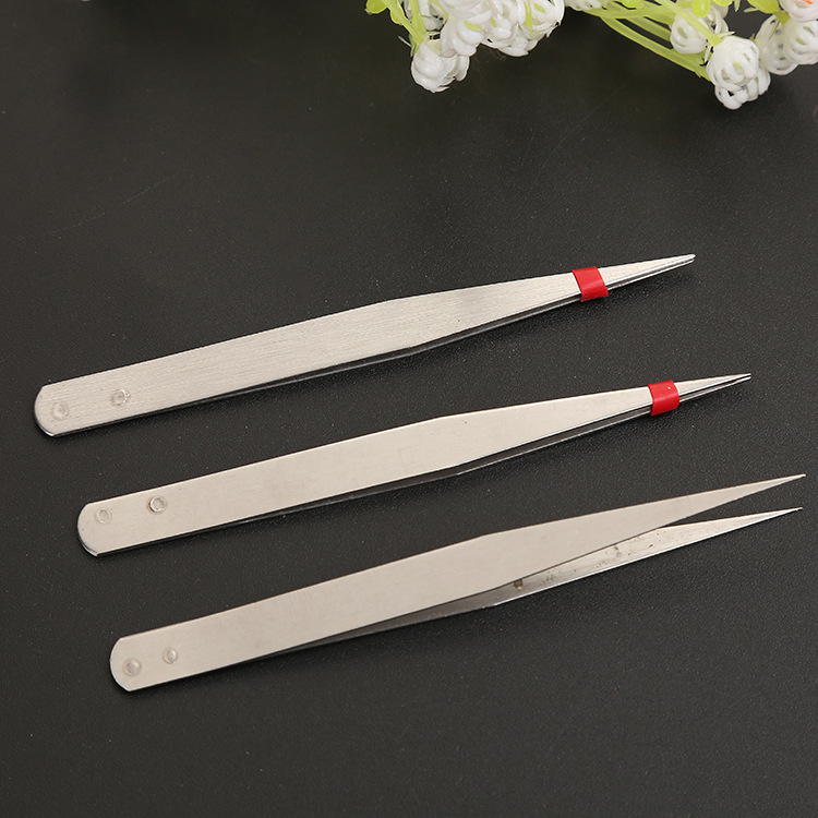 (Wholesale), hygienic tweezers stainless steel, increased thickness 3