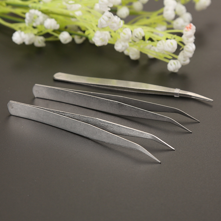 (Wholesale), hygienic tweezers stainless steel, increased thickness 4