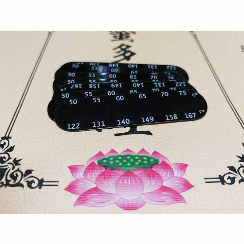 60度80度白色变红色 白色变黑色不可逆标签贴纸福永贴纸定 做批发