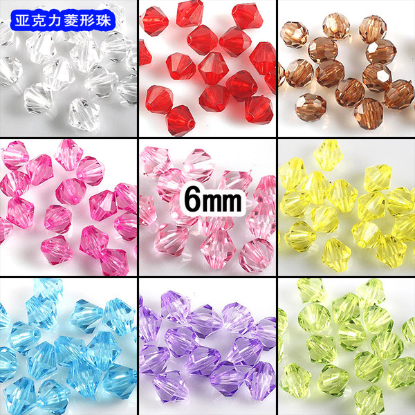 Acrylic transparent beads