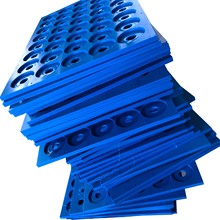 厂家批发自产自销超高分子量聚乙烯板塑料异形件蓝色耐磨聚乙烯板