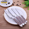 Tableware stainless steel, set, thermometer, sticker