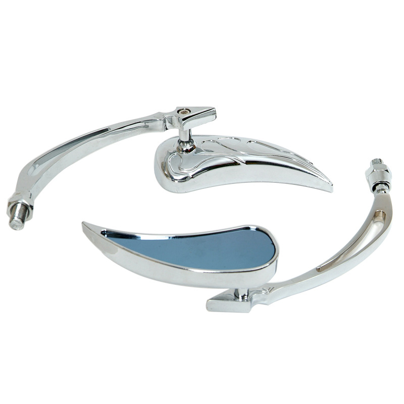 FLYQUICK transfronterizo caliente venta de la motocicleta reflector fresco de la motocicleta reflector de forma especial modificado espejo decorativo image 5