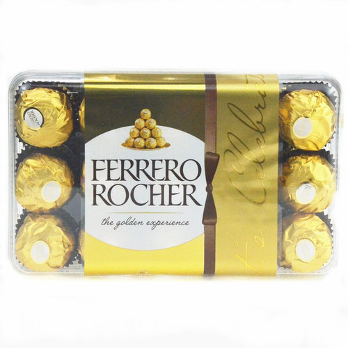 Italian Import Ferrero Rocher Almond-Filled Chocolate T30 Gift Box Valentine's Day Gift