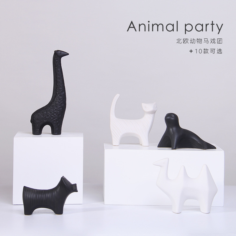 Hogar creativo lindo animal decoración interior decoración de la habitación de los niños dormitorio pequeña decoración de regalo de cumpleaños al por mayor