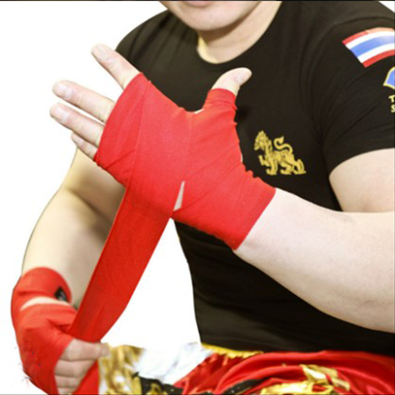 Боксерская спортивная эластичная повязка, боксерское защитное снаряжение