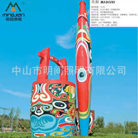 工程直销大型户外艺术景观雕塑 园林中式创意不锈钢植物雕塑摆件