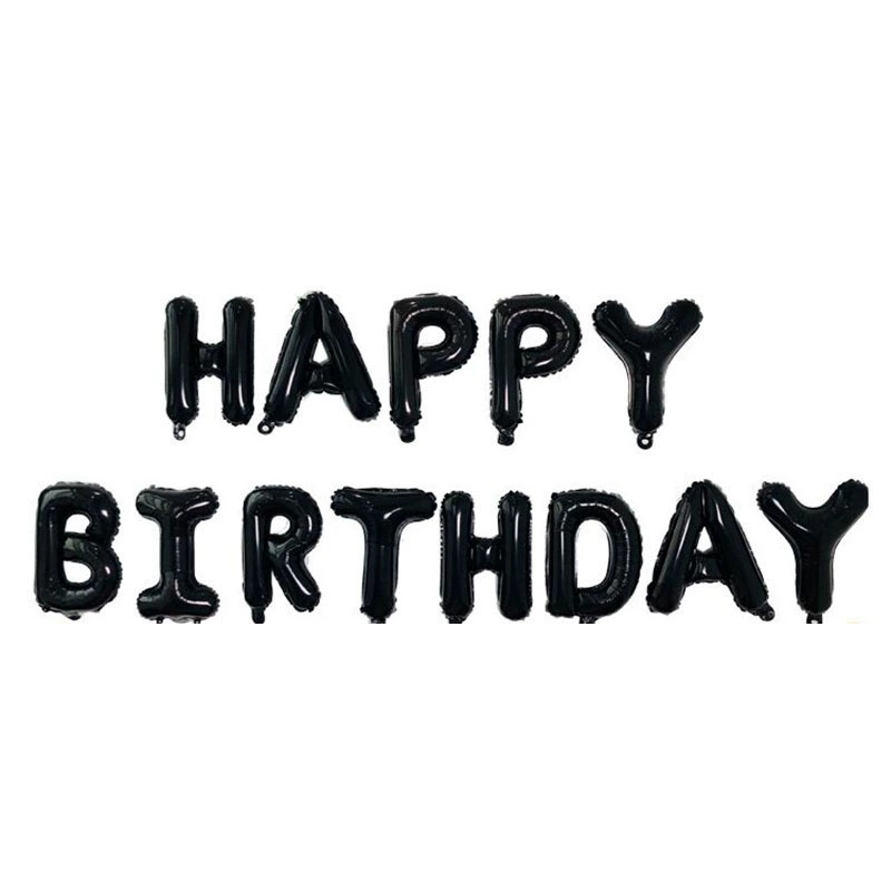 Баннер с днем рождения, буквы Happy Birthday, шарики-провода для детской вечеринки, оформление алюминиевой фольгой