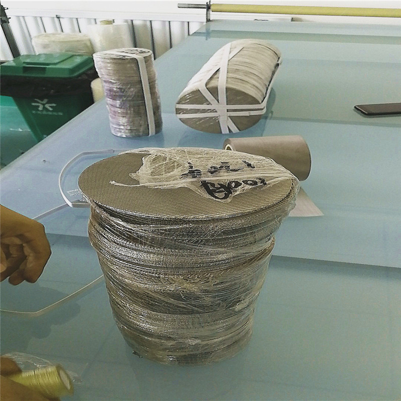 100目不锈钢筛网 树脂过滤挤出直径120网片 304耐腐蚀密纹席型网