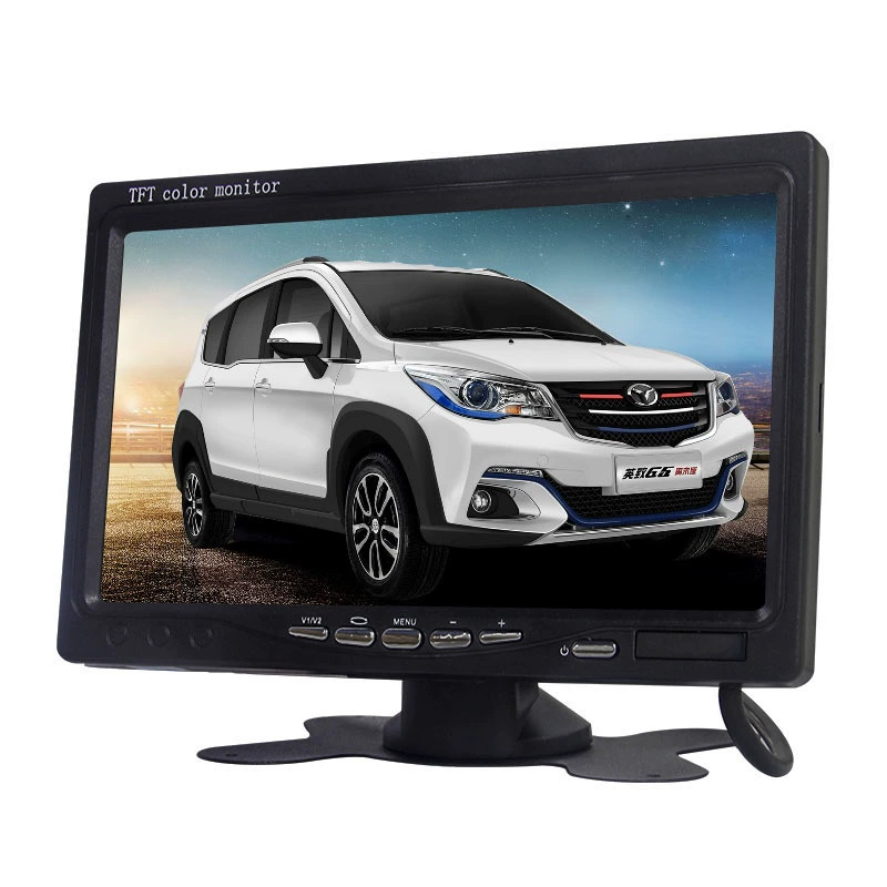 Индивидуальный 7-дюймовый автомобильный дисплей RCA интерфейс VGA авиационная головка Iron Head полностью новый экран солнцезащитный козырек