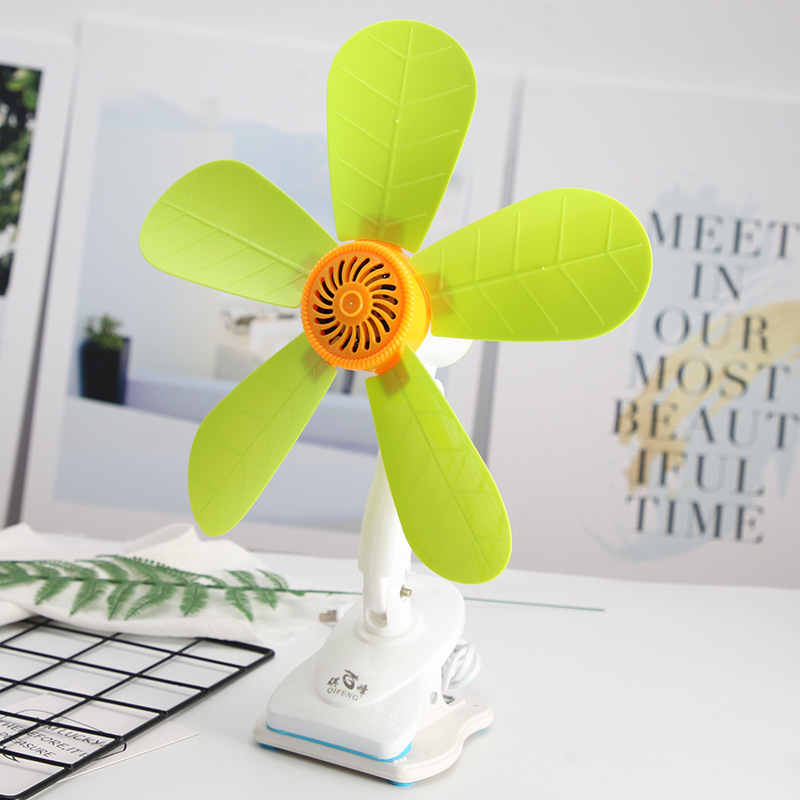 Wholesale Electric Fan Dropshipping Five-Blade Small Clip Fan Mini Student Fan High Speed Table Clip-On Small Fan Dormitory
