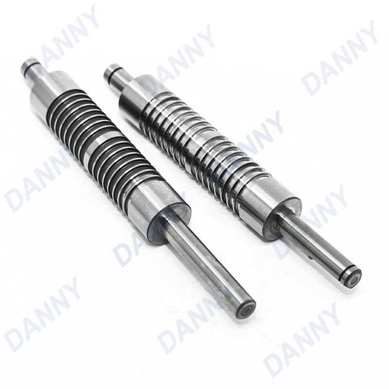 【走心机加工】不锈钢精密滚花长轴芯/轴杆组件