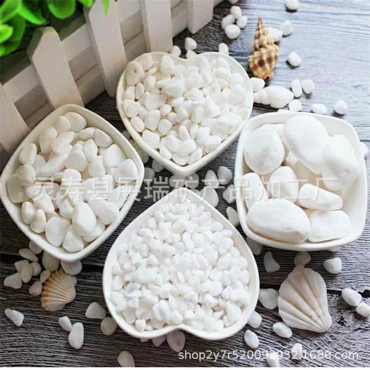 Fabricante atacadista de seixos brancos floco de neve cascalho branco jardim jardinagem paisagismo paisagismo pavimentação fundo de aquário
