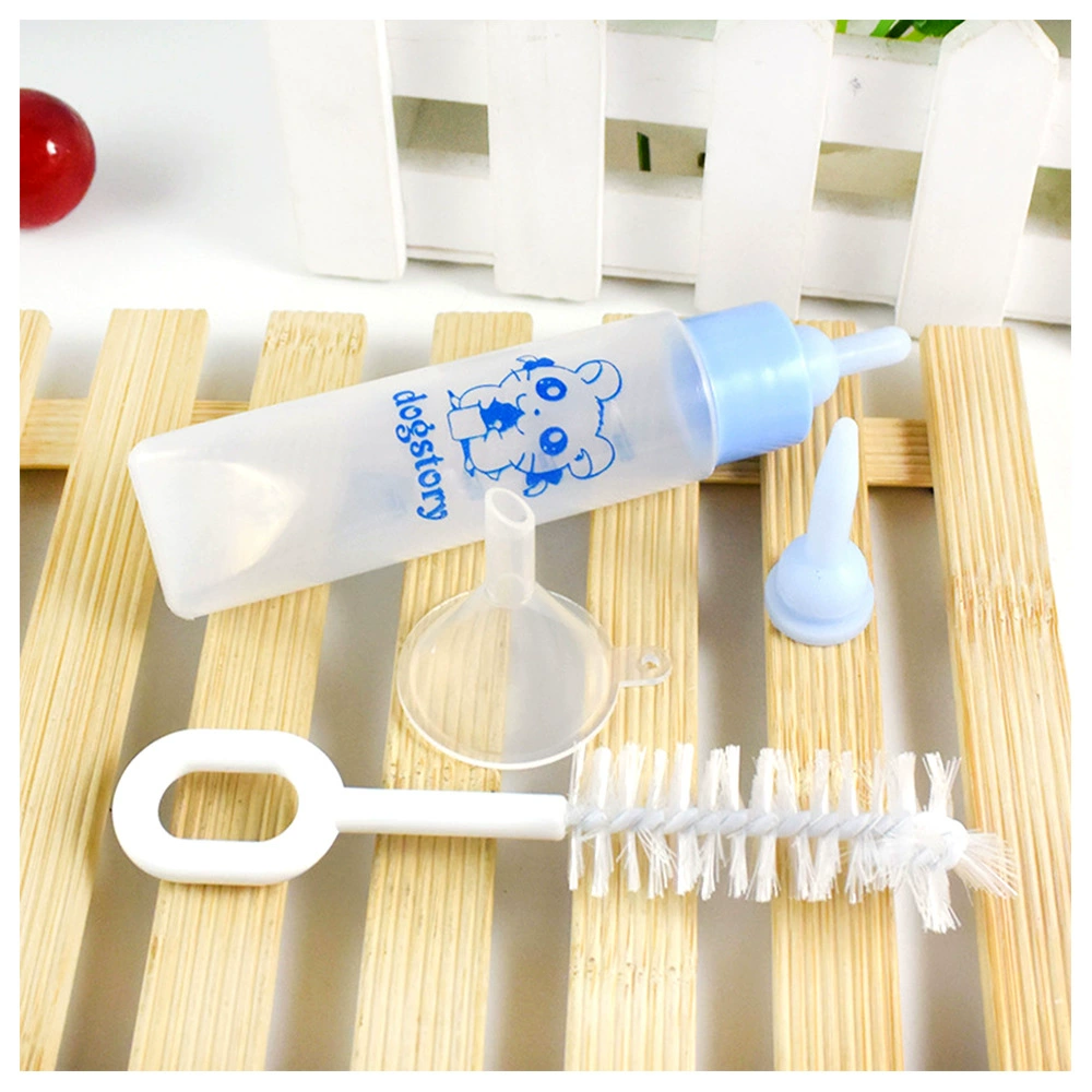 Feeding bottle, rabbit, bottle brush, syringe, 30 ml, pet
