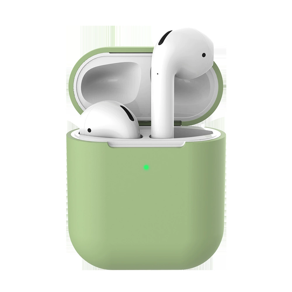 Apple, беспроводный защитный чехол, защитный силикон совместимый с наушниками, bluetooth, защита от падения