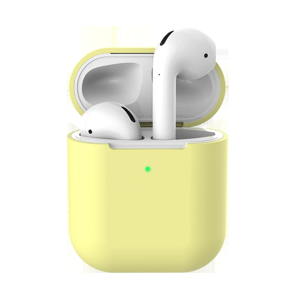 Apple, беспроводный защитный чехол, защитный силикон совместимый с наушниками, bluetooth, защита от падения