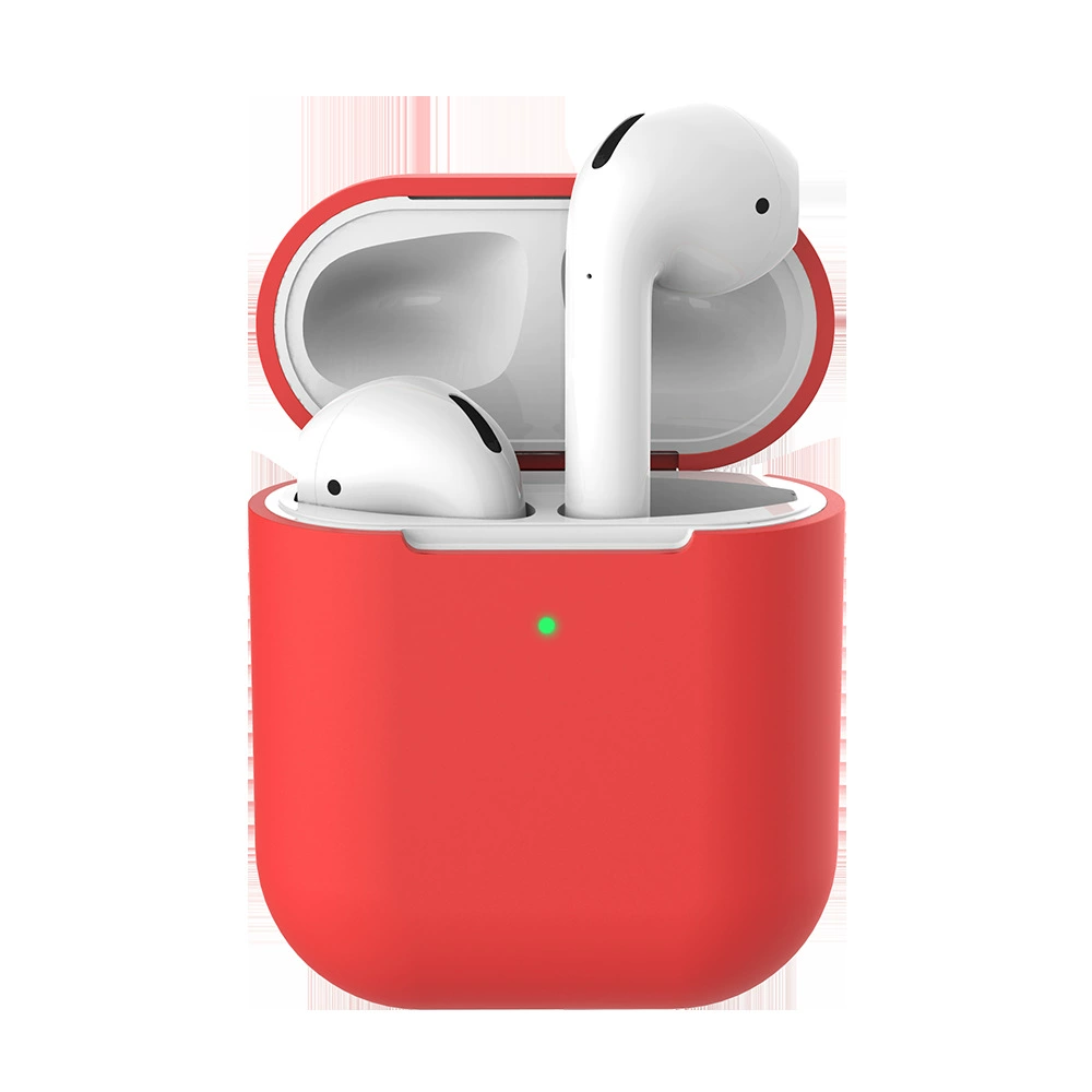 Apple, беспроводный защитный чехол, защитный силикон совместимый с наушниками, bluetooth, защита от падения