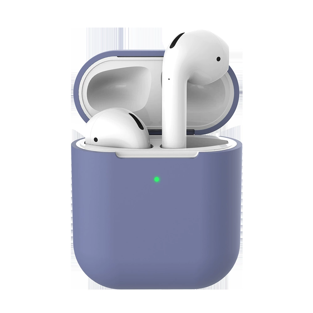 Apple, беспроводный защитный чехол, защитный силикон совместимый с наушниками, bluetooth, защита от падения